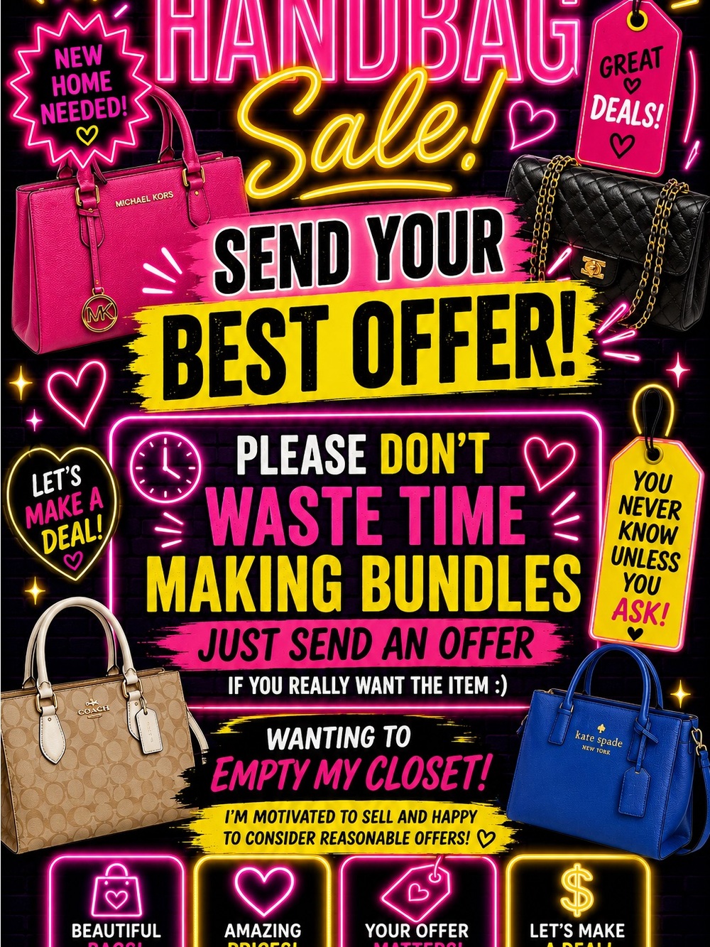 Send Offers! Don’t Be Shy!